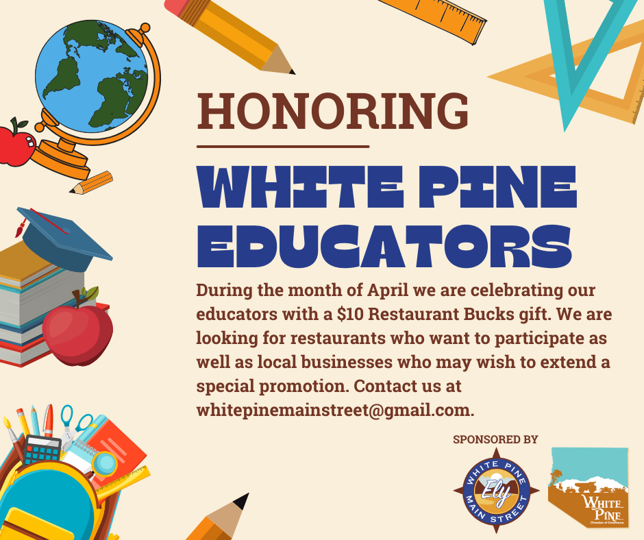 honoring educators Honoring White Pine Educators
