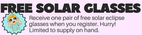 free solar glasses FREE Solar Glasses when you sign up<br />