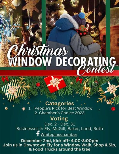 Ely Christmas Window Decorating Contest