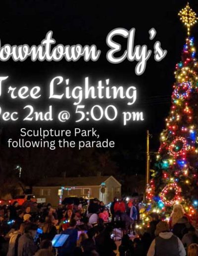 Downtown Ely Tree Lighting 2023